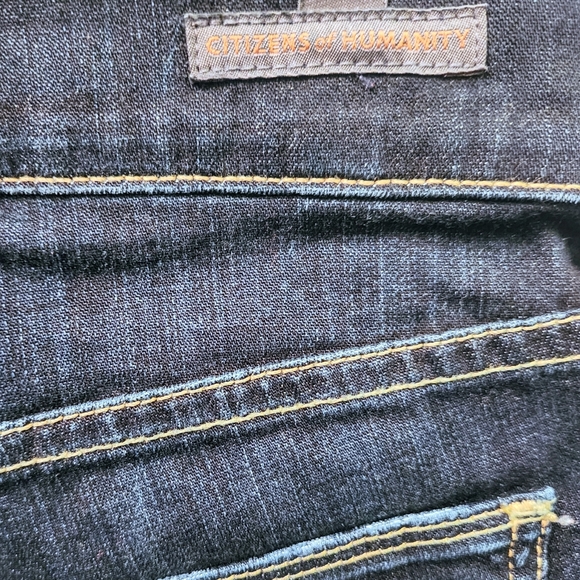 Citizen of Humanity Ava Low-rise Straight-leg Denim Jeans Size 24 - Picture 4 of 10